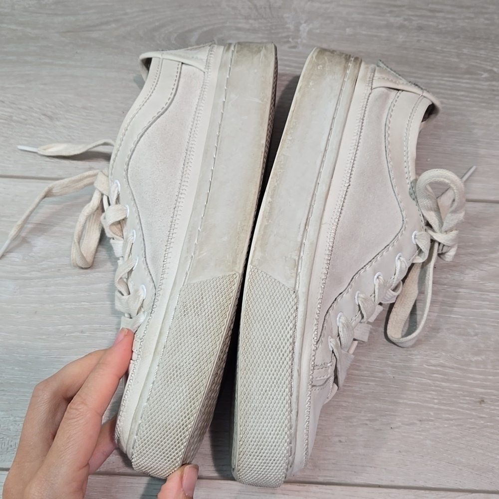 Allsaints Women Leather Platform Sneakers Shoes sz 39/9 - Picture 8 of 12